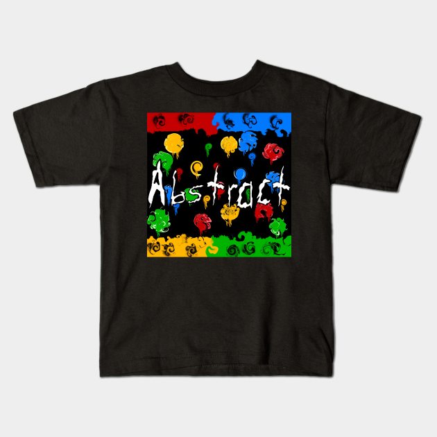 Abstract by Orchid 624 Kids T-Shirt by Orchid's Art